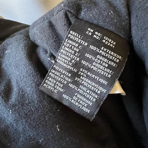 S13 Canyon Parka Coat with faux Fur, size small - Picture 8 of 8